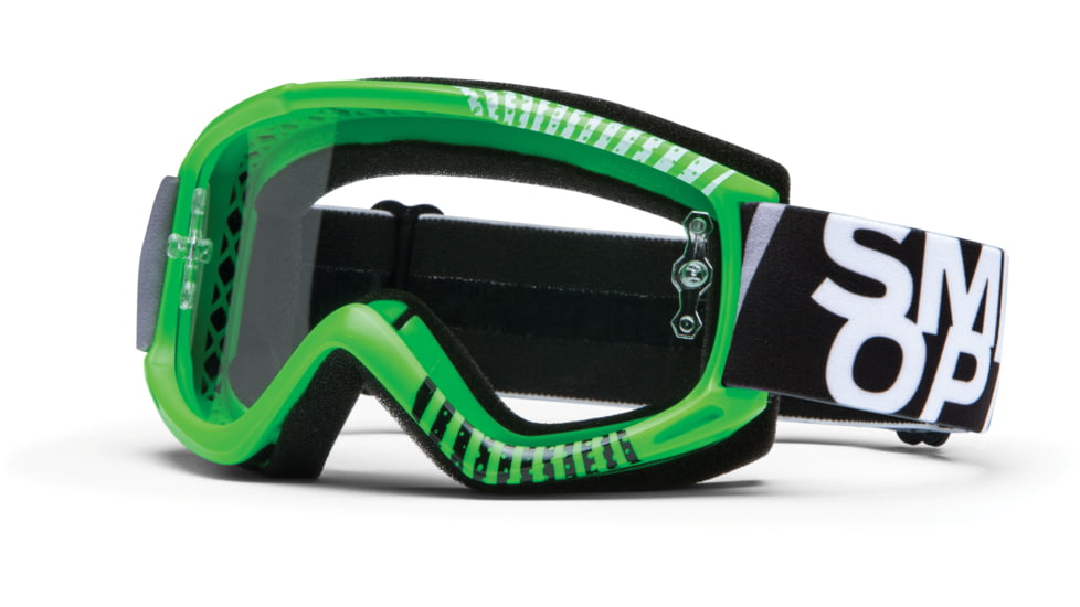 Smith Optics Fuel v.1 MX Goggles - Green Daze Frame w/ Clear Anti Fog Lens FV1CFGZ13