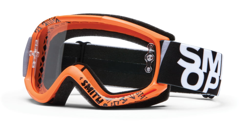 Smith Optics Fuel v.1 MX Goggles - Orange Fader Frame w/ Clear Anti Fog Lens FV1CFOF13