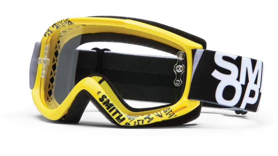 Smith Optics Fuel v.1 MX Goggles - Yellow Fader Frame w/ Clear Anti Fog Lens FV1CFYF13