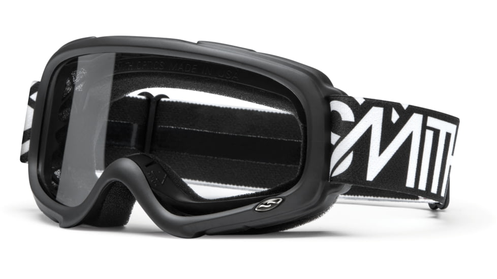 Smith Optics Gambler MX Goggles - Black Frame w/ Clear Anti Fog Lens GX1CFBK13