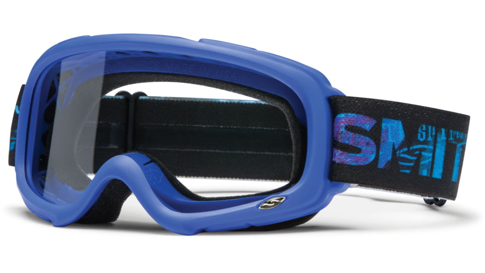 Smith Optics Gambler MX Goggles - Blue Frame w/ Clear Anti Fog Lens GX1CFBL13