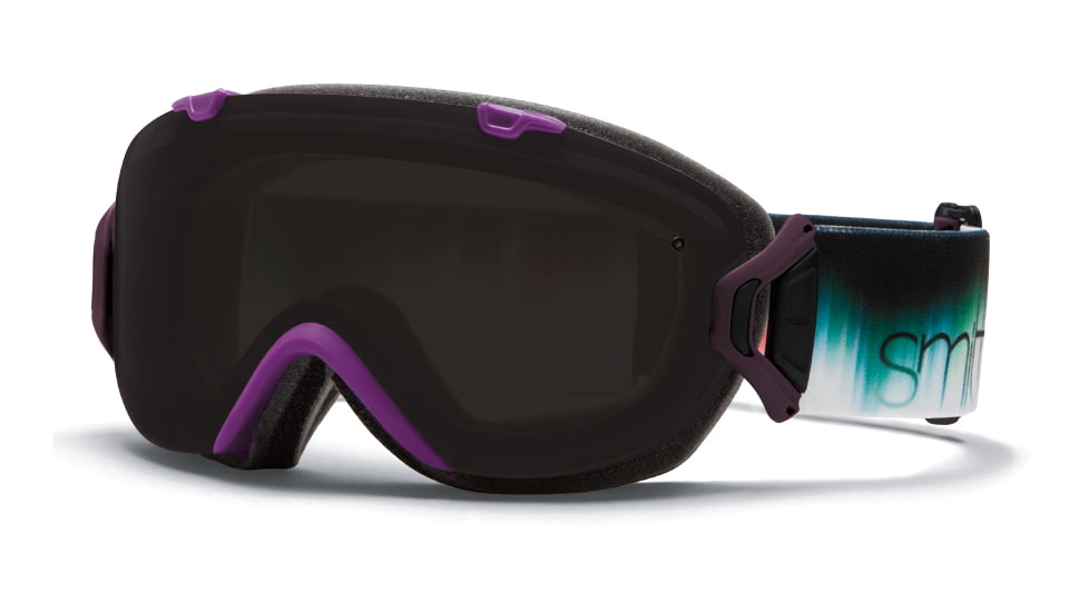 Smith Optics I/OS Snow Goggles - Violet Ombre Frame w/ Blackout and Red Sensor Lens IS7BKVR13