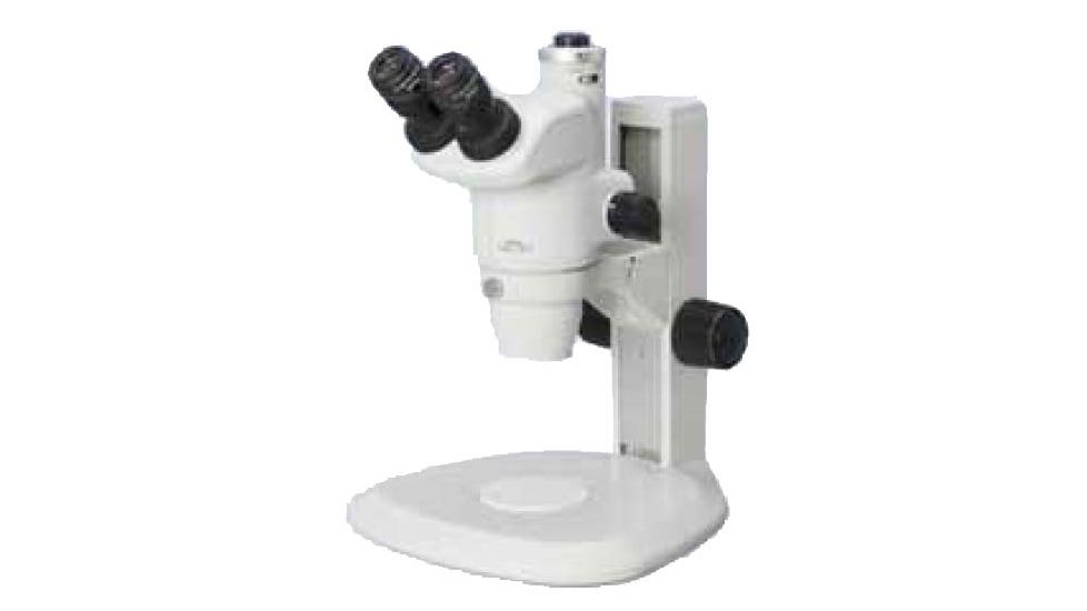 SMZ-745T Trinocular Zoom Stereomicroscope w/ Power Cord, C10X Widefield Eyepiece and C-LED Epi/Dia Stand
