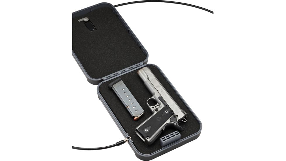 Snapsafe, A Hornady Company Lock Box With Key Lock XL Gun Safe, Polycarbonate, Black, NSN N, 75212