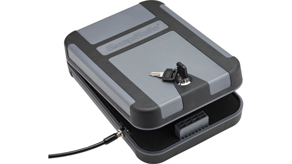 Snapsafe, A Hornady Company Lock Box With Key Lock XL Gun Safe, Polycarbonate, Black, NSN N, 75212