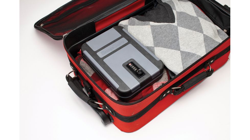 Snapsafe, A Hornady Company Lock Box With Tsa Combination Lock XL Gun Safe, Polycarbonate, Black, NSN N, 75241