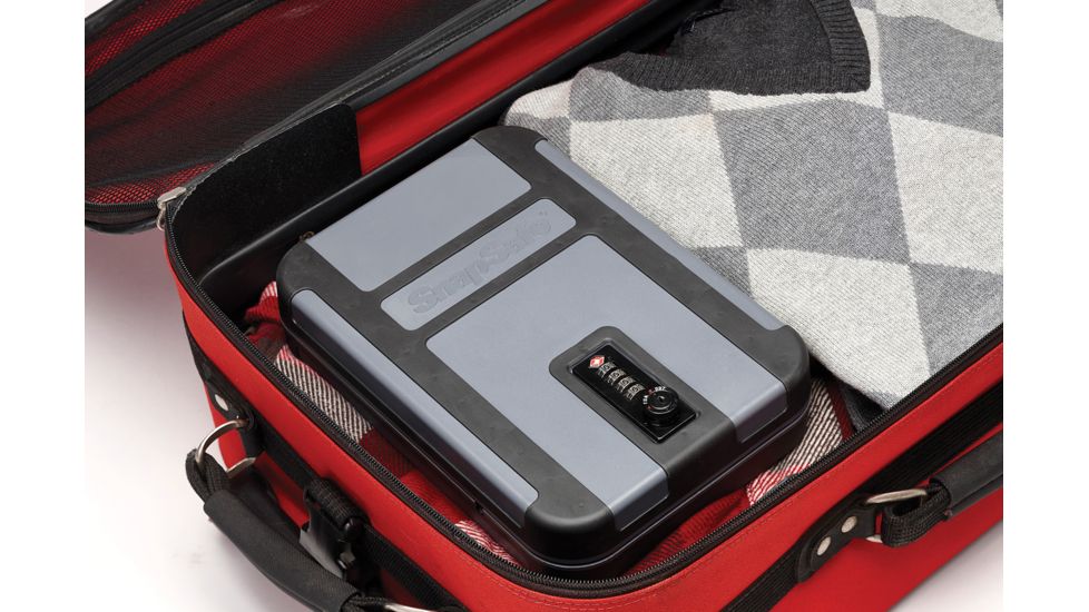 Snapsafe, A Hornady Company Lock Box With Tsa Combination Lock XL Gun Safe, Polycarbonate, Black, NSN N, 75241