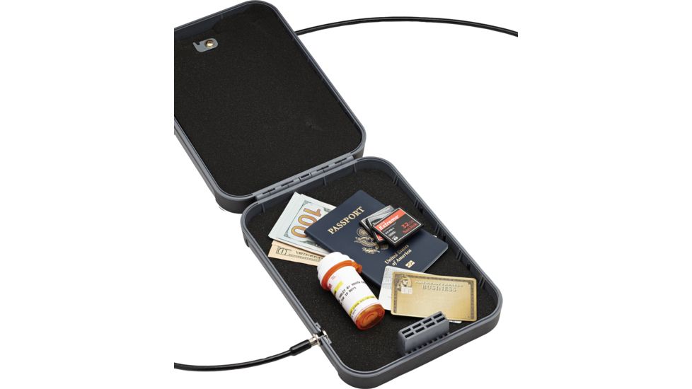 Snapsafe, A Hornady Company Lock Box With Tsa Combination Lock XL Gun Safe, Polycarbonate, Black, NSN N, 75241