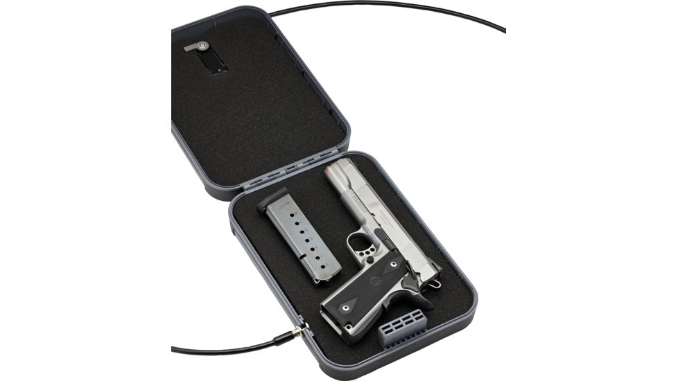 Snapsafe, A Hornady Company Lock Box With Tsa Combination Lock XL Gun Safe, Polycarbonate, Black, NSN N, 75241