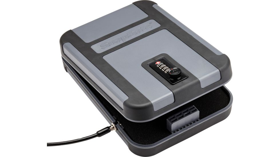 Snapsafe, A Hornady Company Lock Box With Tsa Combination Lock XL Gun Safe, Polycarbonate, Black, NSN N, 75241