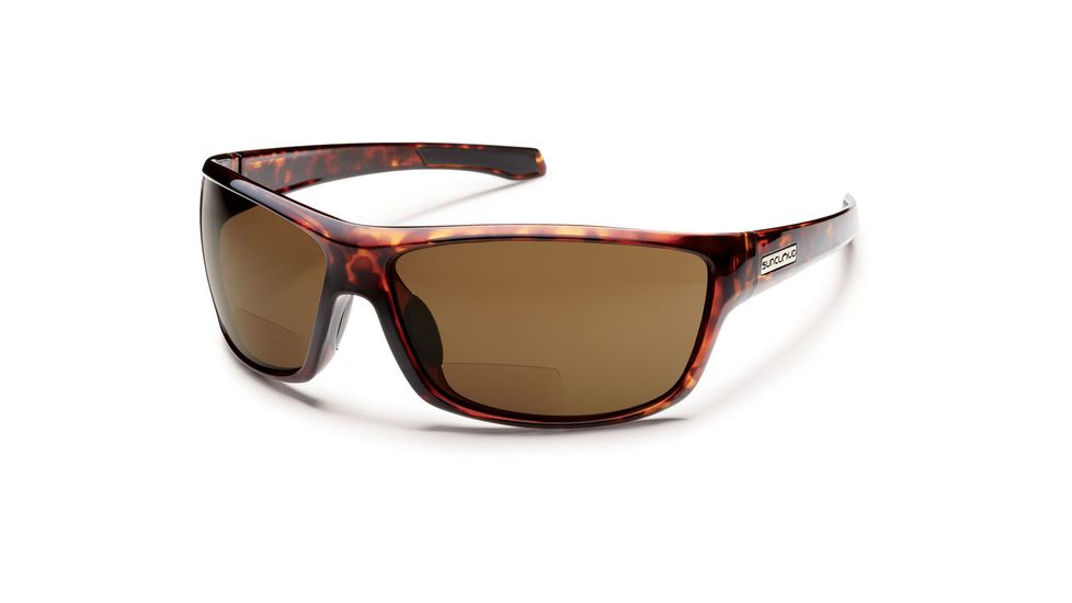 Suncloud Polarized Optics Conductor +2.50 Sunglasses - Tortoise Frame and Brown Polarized Polycarbonate Lens S-CDPPBRTT250