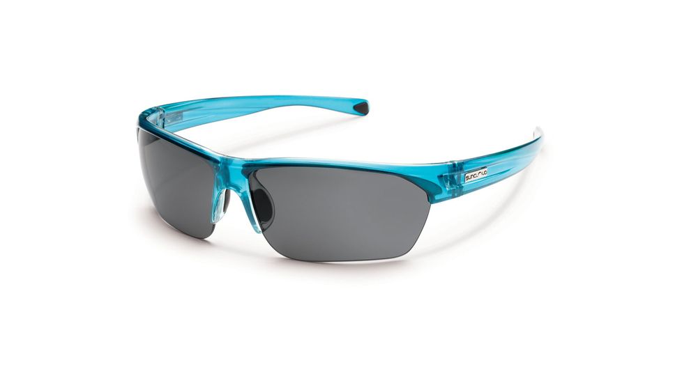 Suncloud Polarized Optics Detour Sunglasses - Crystal Teal Frame and Gray Polarized Polycarbonate Lens S-DTPPGYCTL