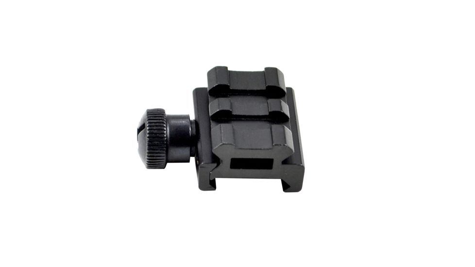 Sniper 2 Slot Low Profile Riser Tactical Rail Mount, Black MRSSL2
