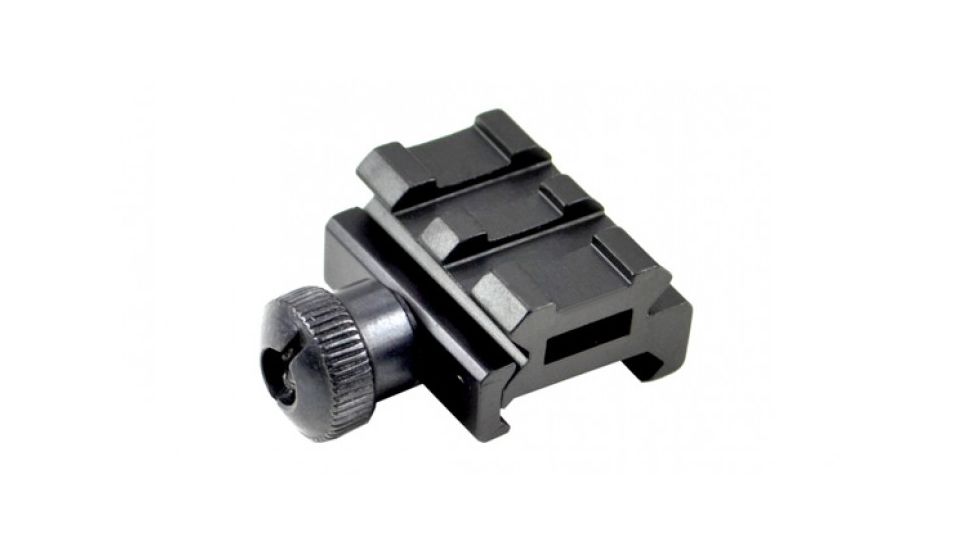 Sniper 2 Slot Low Profile Riser Tactical Rail Mount, Black MRSSL2