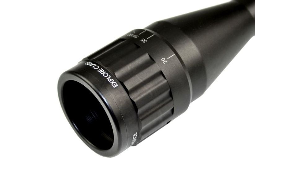 Sniper 3-9x40mm Scope w/ Front AO Adjustment and RGB Tri Illumination Mil Rifle Scope, Black LT3-9x40AOL