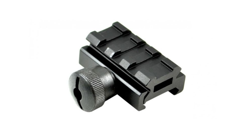 Sniper 3 Slot Low Profile Riser Tactical Rail Mount, Black MRSSL3