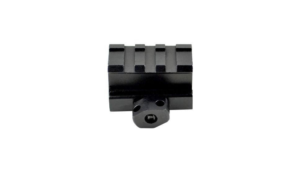 Sniper 3 Slot Medium Profile Riser Tactical Rail Mount, Black MRSSM3