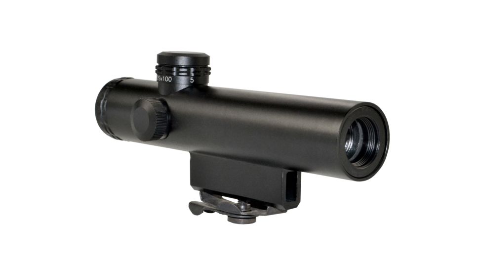 Sniper Grunt 4x20mm Compact Rifle Scope w/ AR Carry Handle Mount, Dual Illumination Duplex Mil-Dot Reticle, 34mm Tube, Black LT4X20L