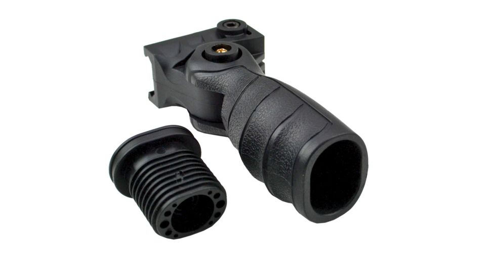 Sniper 5 Position Folding Foregrip Grip w/ Storage, Molded Finger Grooves, Polymer, Black GP08