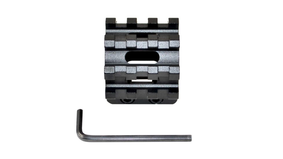 Sniper 5 Position Tactical Rail Barrel Mount for 12 Gauge Shotgun, Black MBRAR