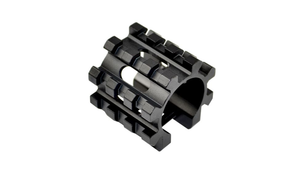 Sniper 5 Position Tactical Rail Barrel Mount for 12 Gauge Shotgun, Black MBRAR