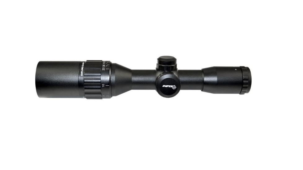 Sniper 6X32MM Compact CQB Rifle Scope, Front AO Adjustment, RGB Mil Dot, Black LT6x32MAOL
