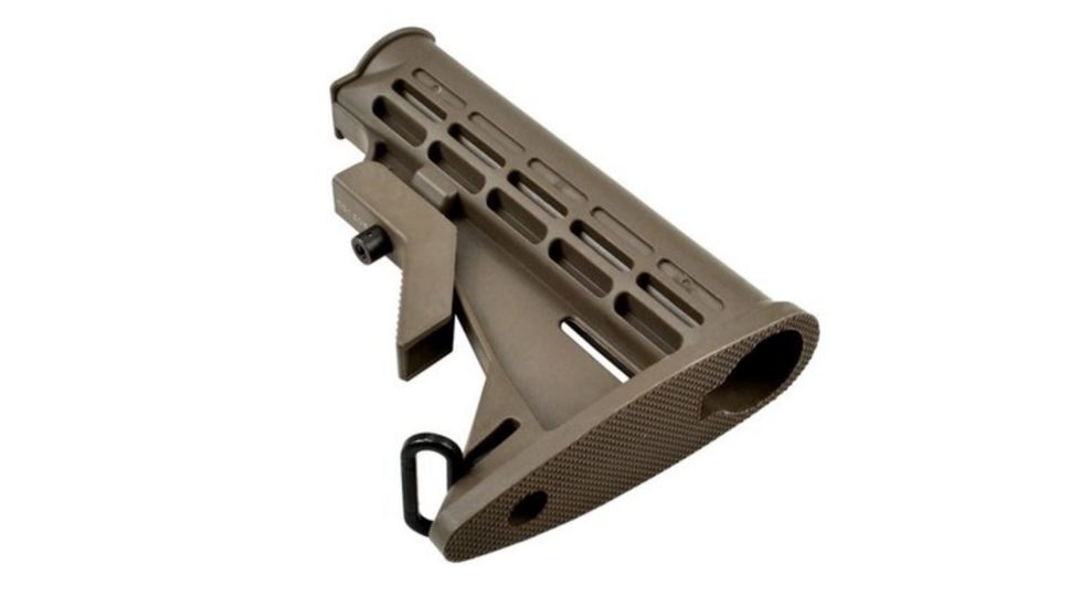 Sniper Advanced Carbine Collapsible Butt-Stock, Tan, Medium AAST02-T