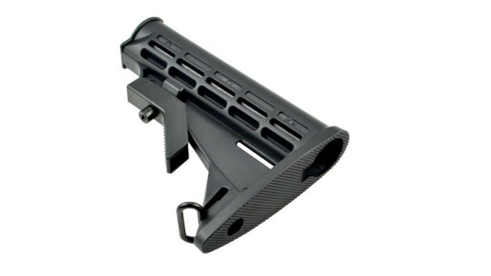 Sniper Advanced Carbine Military Spec. Collapsible Buttstock, Black, Medium AAST07