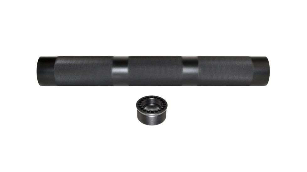 Sniper AR-15 15in Pistol Tubular / Round Forend Handguard, 6061-T6 Aluminum, .223/5.56, Mid-Length, Matte Black MFFAR15