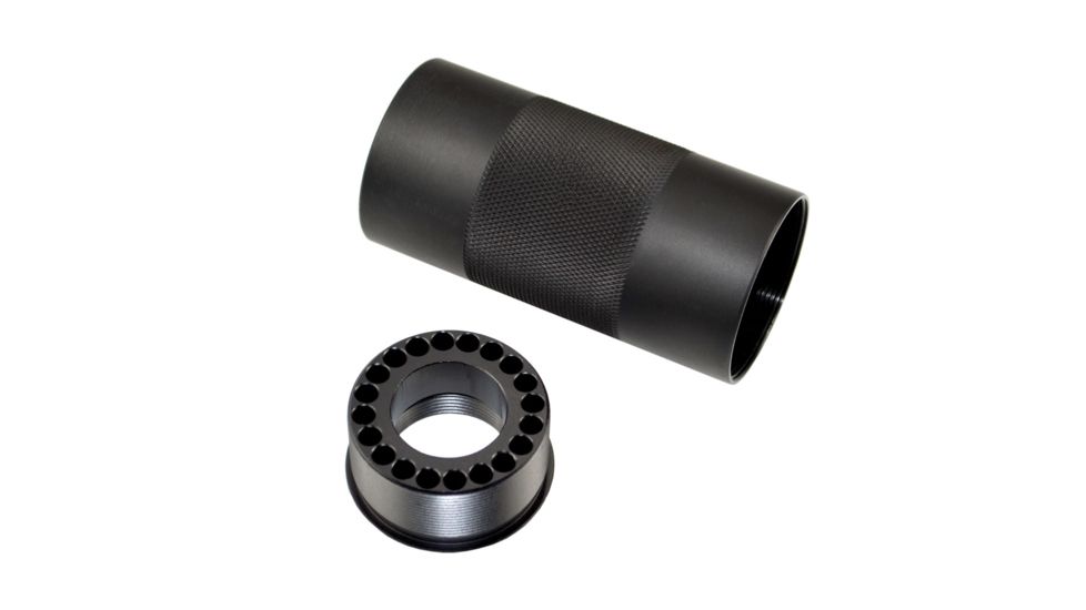 Sniper AR-15 4in Pistol Tubular / Round Forend Handguard, 6061-T6 Aluminum, .223/5.56, Mid-Length, Matte Black MFFAR4