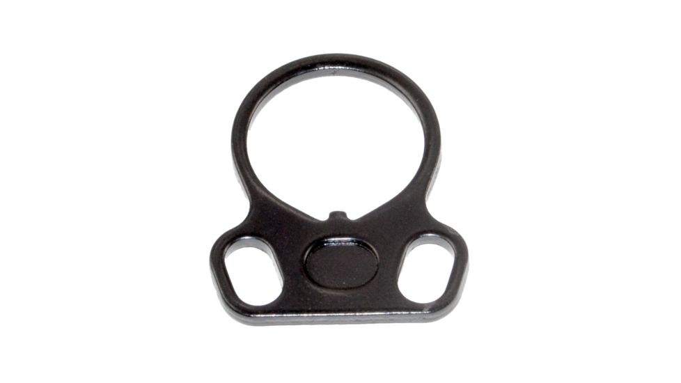 Sniper AR-15 Receiver End Plate w/ 2 Sling Hook Adapters, Ambidextrous, Black ABTA05