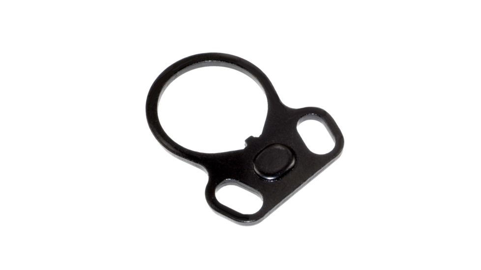 Sniper AR-15 Receiver End Plate w/ 2 Sling Hook Adapters, Ambidextrous, Black ABTA05