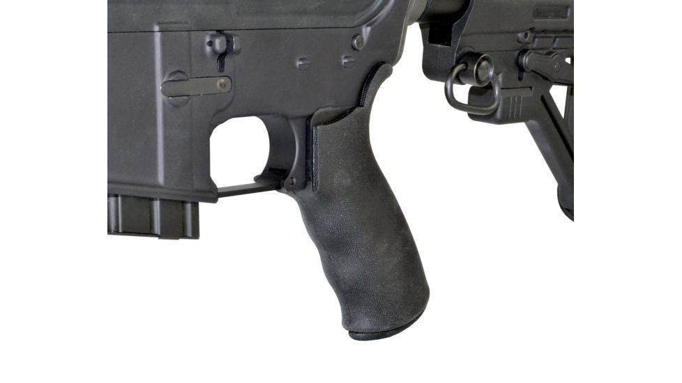 Sniper AR-15 Rubberized Coated Rear Pistol Grip, Beavertail, Black GP22