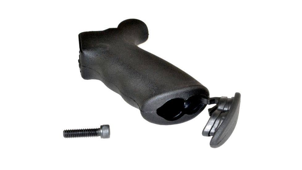 Sniper AR-15 Rubberized Coated Rear Pistol Grip, Beavertail, Black GP22