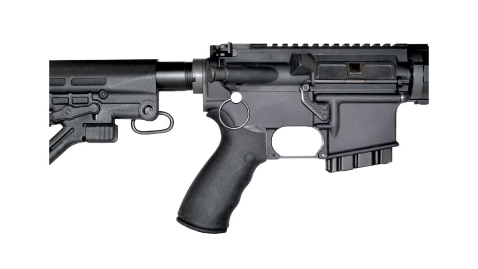 Sniper AR-15 Rubberized Coated Rear Pistol Grip, Beavertail, Black GP22