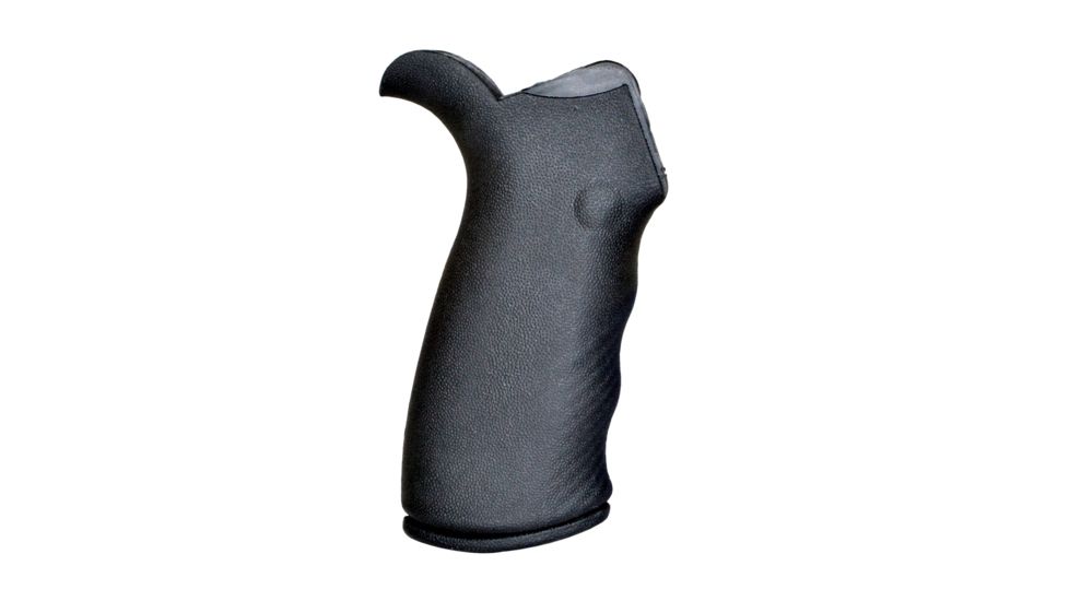 Sniper AR-15 Rubberized Coated Rear Pistol Grip, Beavertail, Black GP22