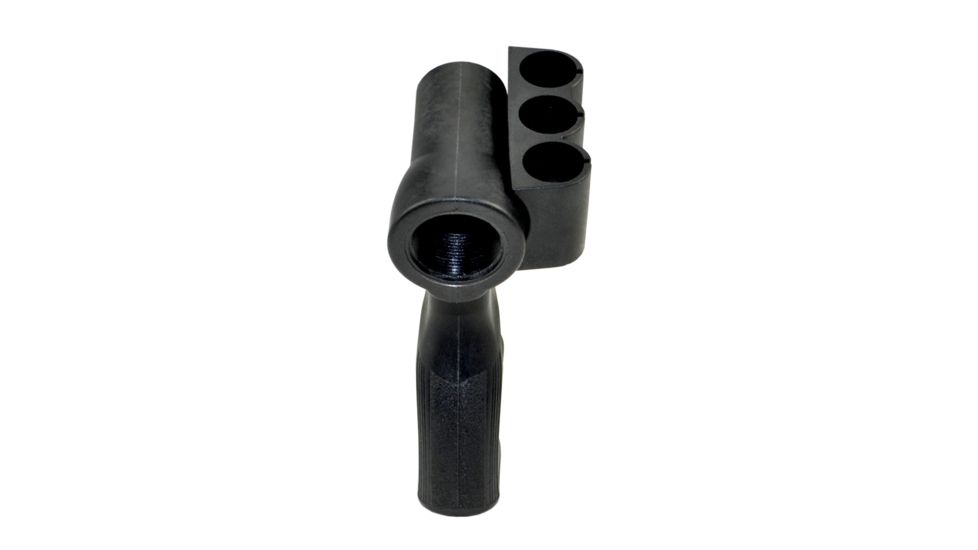 Sniper AR-15 Style Stock Adapter w/ Pistol Grip Integrated 3 Shotgun Ammo Holder, Black, For Remington 870 GP21