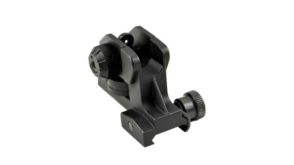 Sniper AR Complete Top Mounted Fixed Rear Sight, Black, MDTRS02