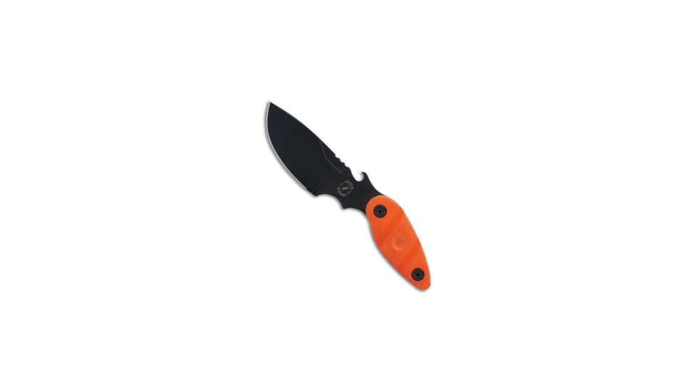 Sniper Bladeworks Sniper Bladeworks Skinner Fixed Blade Knife Orange G-10 4.3&quot; Black PVD, Orange, SUJ2, adult, BHQ-201167