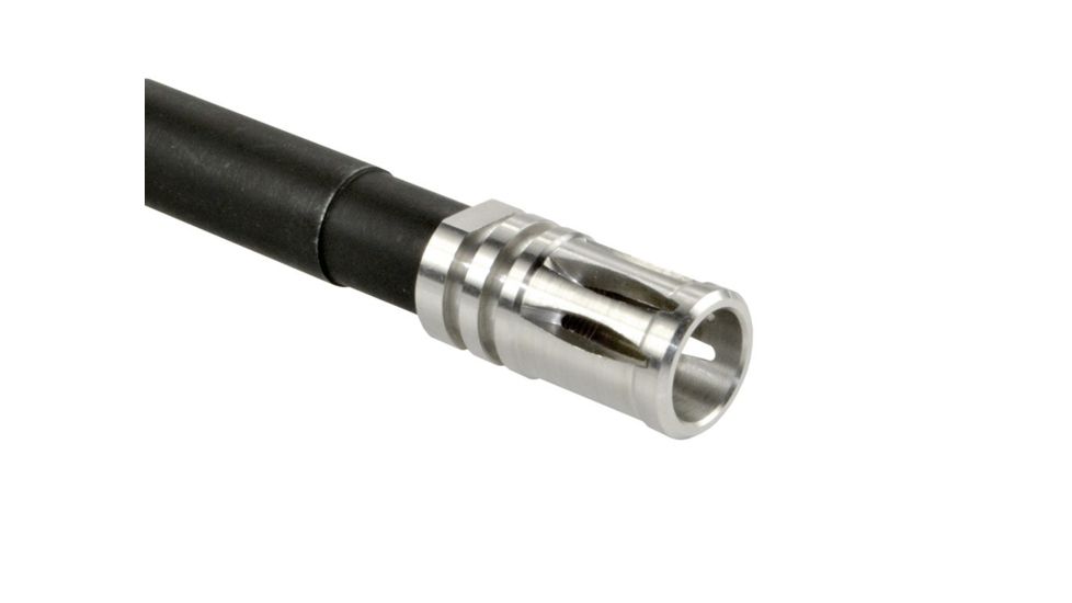 Sniper Steel Muzzle Brake, for .223 1/2 in x28, Stainless, small ASMZ34