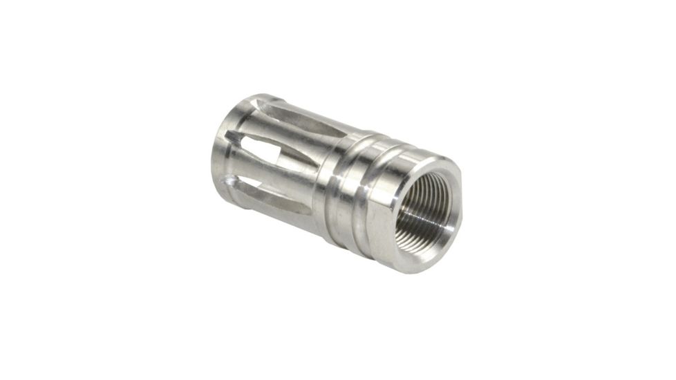 Sniper Steel Muzzle Brake, for .308 5/8 in x24, Stainless, small ASMZ35