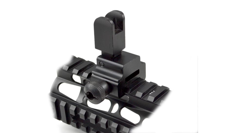 Sniper Rapid Transition Top Mounted Deployable Front Sight, Black, MFLFS01