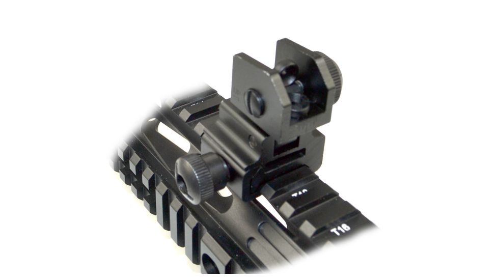Sniper Tactical Removeable Top Mounted Fixed Rear Sight, Black, MFLRS01