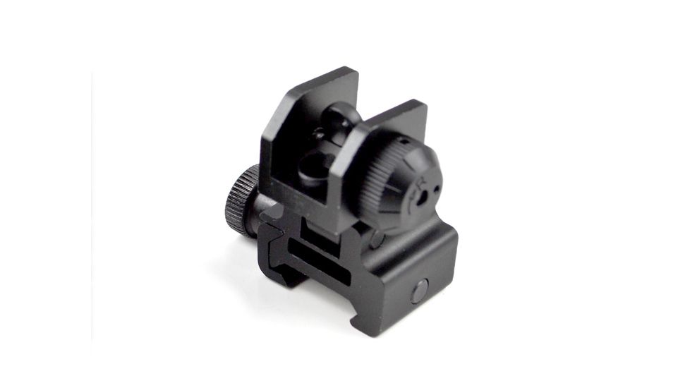 Sniper Tactical Removeable Top Mounted Fixed Rear Sight, Black, MFLRS01