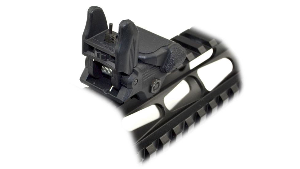 Sniper Tactical Smart Polymer Front Flip Up Iron Sight, Black MFLFS03