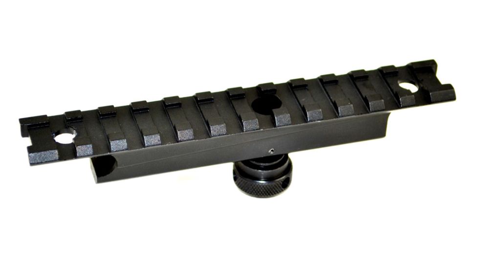 Sniper Top Rail Scope Sight Rail Mount Base for AR-15 A2 Carry Handle, Picatinny, Aluminum, Black MCHTM