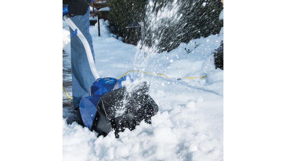 Snow Joe 11-Inch 10-Amp Electric Snow Shovel with Light, Blue 324E