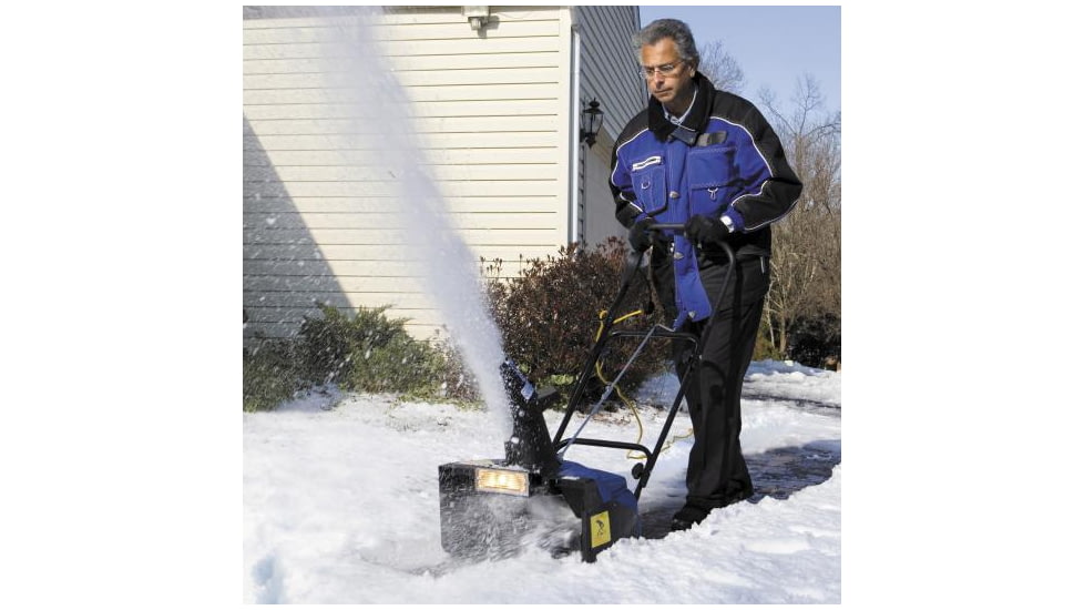 Snow Joe 18-Inch 13.5-Amp Electric Snow Thrower w/ Light, Blue SJ621