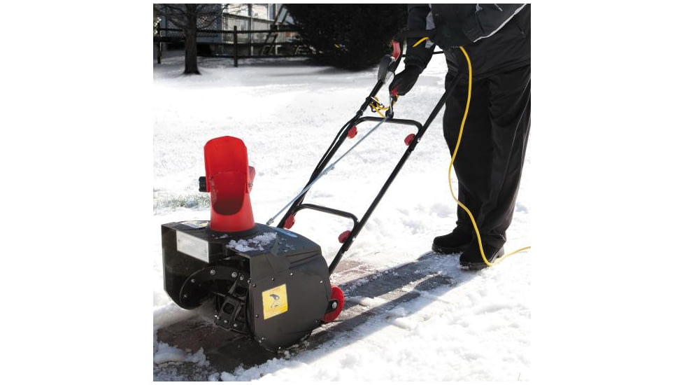 Snow Joe 18-Inch 13.5-Amp Electric Snow Thrower w/ Light, Red SJM988