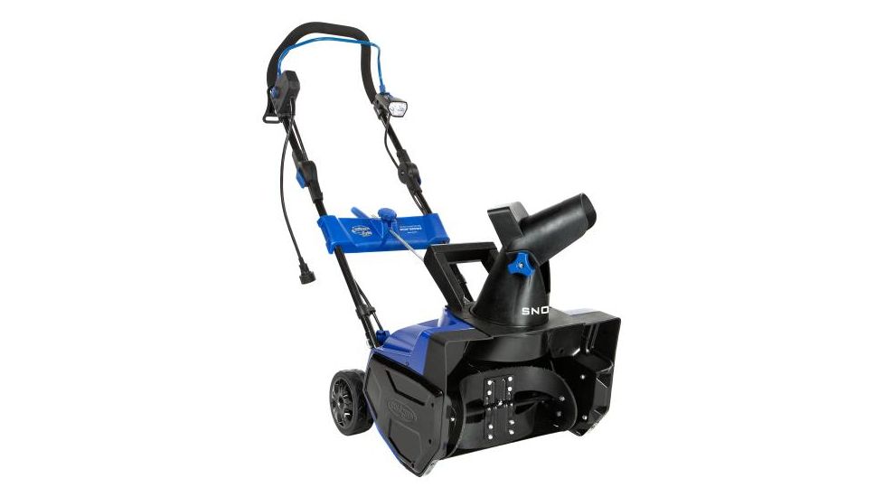 Snow Joe 18-Inch 14.5-Amp Electric Snow Thrower w/ LED Light, Blue SJ619E